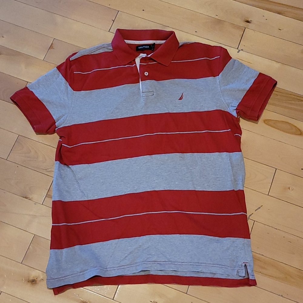 Men's Nautica stripped Polo